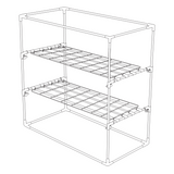 Grow Tent 1200 x 600 x 1200mm Adjustable Grow or Propagation Shelves - GT Indoor Gardens