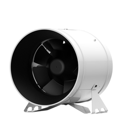 150mm EC Mixed Flow Fan - 594 Cubic Metres Per Hour with 0-100% Speed Controller