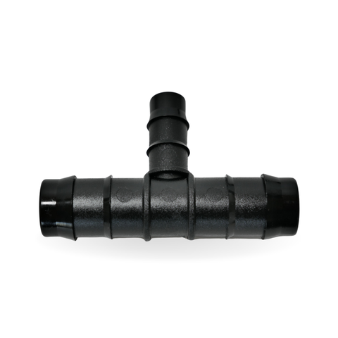 19mm to 13mm Branch - Reducing Tee - Plastic irrigation plumbing fitting