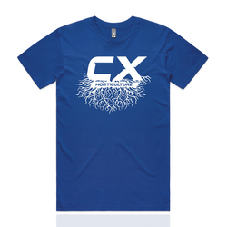 CX Horticulture Roots - T Shirt Blue- 50% off at checkout when purchased with CX Nutrients or CX Additives