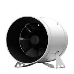 200mm EC Mixed Flow Fan - 1205 Cubic Metres Per Hour with 0-100% Speed Controller