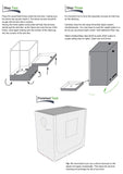 Grow Tent 850 x 500 x 800mm Propagation - GT Indoor Gardens
