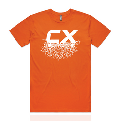 CX Horticulture Roots - T Shirt Orange- 50% off at checkout when purchased with CX Nutrients or CX Additives
