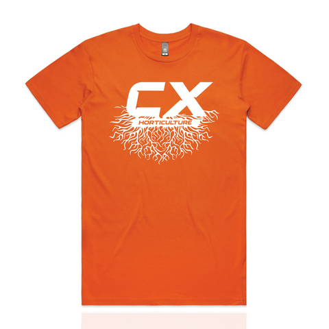 CX Horticulture Roots - T Shirt Orange- 50% off at checkout when purchased with CX Nutrients or CX Additives