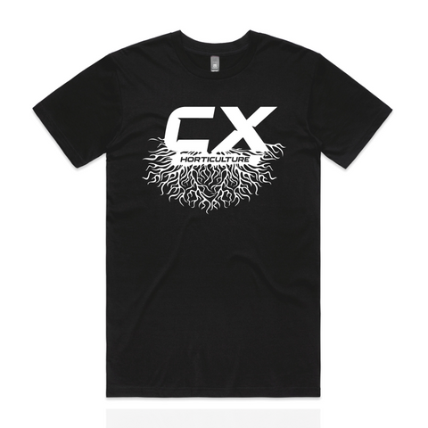 CX Horticulture Roots - T Shirt Black - 50% off at checkout when purchased with CX Nutrients or CX Additives