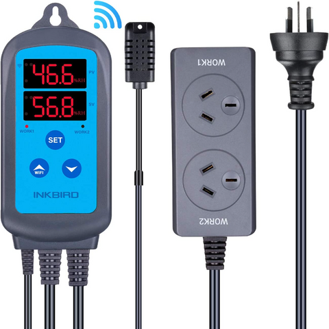 Humidity Controller Digital WIFI Humidifying & Dehumidifying - Inkbird IHC-200