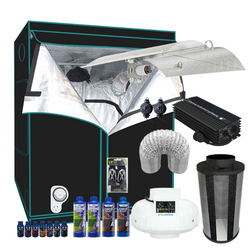 Grow Tent Starter Kit 1.2 Metre - 600w Digital Enforcer Light Kit - 150mm Fan & Carbon