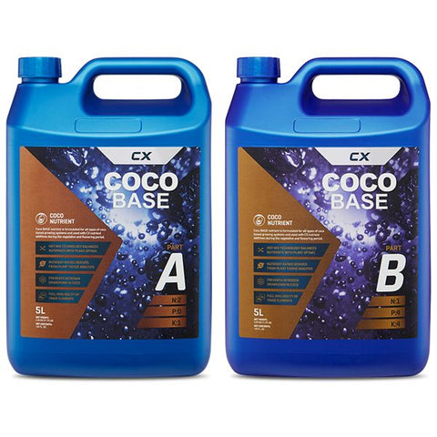 Coco Base Nutrient 2 x 5 Litre A&B - CX Horticulture