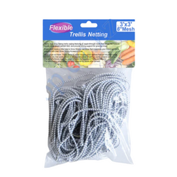 Flexible Elastic Trellis Netting 150mm x 150mm squares - 3ft x 3ft unstretched Pack