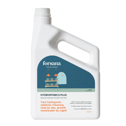 Hydroponics Plus Water Treatment Enhanced Oxygen - Hydrogen Peroxide 7.5% - 3 Litre
