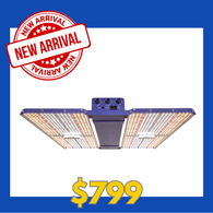LED 480w EVO 3.1 μmol/j HELLboard Genius Grow Light - 3 Channel Controllable Spectrums Veg-Bloom-UV - Hellion