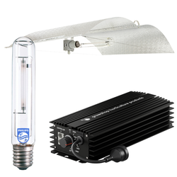 Grow Light Kit 600w Digital Ballast, Son-T Philips HPS Lamp & Large Enforcer Reflector Adjust-A-Wings