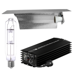 Grow Light Kit 600w Digital Ballast, Metal Halide Lamp & Reflector Wing 470mm x 343mm