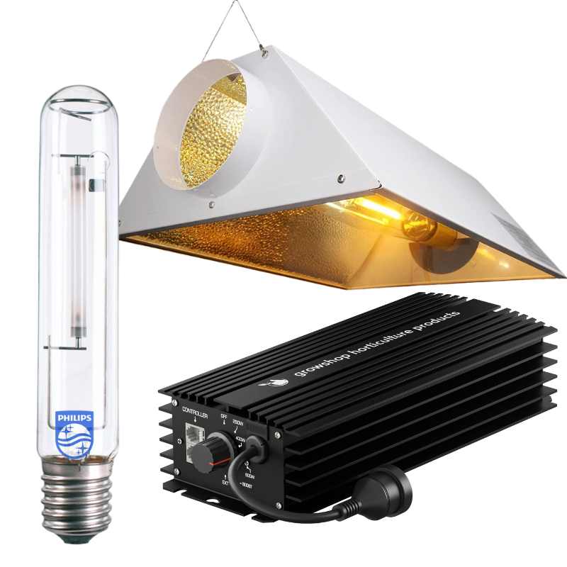 Grow Light Kit 600w Digital Ballast GHP Son T Philips HPS Lamp Air growshop .nz