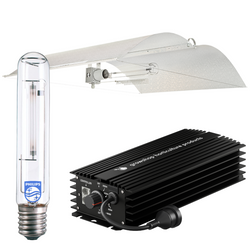 Grow Light Kit 600w Digital Ballast, Son-T Philips HPS Lamp & Large Avenger Reflector Adjust-A-Wings
