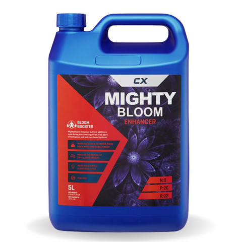 Mighty Bloom Enhancer 5 Litre Additive - CX Horticulture