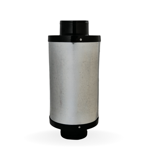 Silencer 125mm Inline Duct Connection - Acoustic noise reducer of Fan & Ducting noise by up to 50 %