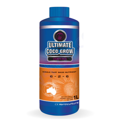 Ultimate Coco Grow Nutrient Single Part 1 Litre - CX Horticulture
