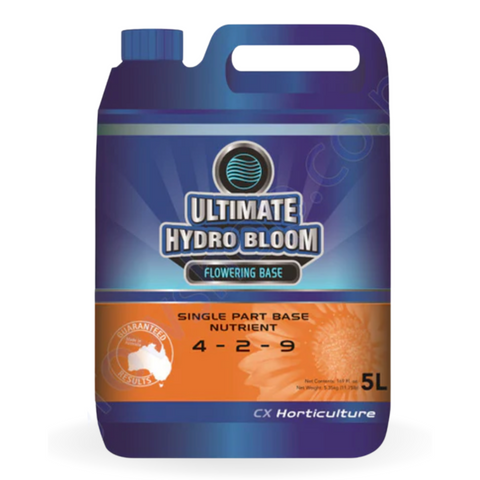 Ultimate Hydro Bloom Nutrient Single Part 5 Litre - CX Horticulture