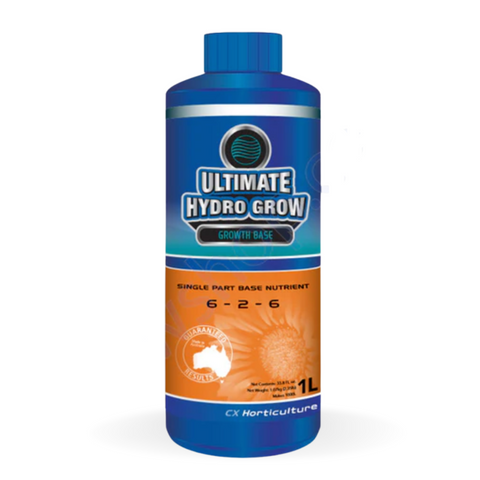 Ultimate Hydro Grow Nutrient Single Part 1 Litre - CX Horticulture