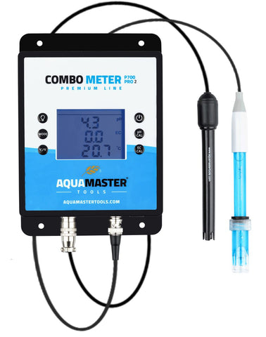 Combo Monitor Meter - pH - EC / CF - PPM - Temp - P700 Pro 2 Aquamaster
