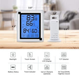 Temperature & Humidity Remote RF Sensor Min - Max  Large Digital Display - Hygrometer