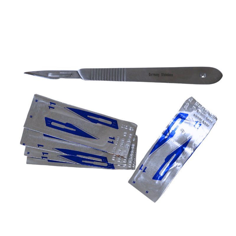 Scalpel Kit No3 Handle & 5 x No11 Blades – growshop.co.nz