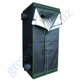 Grow Tent Starter 800 x 1800mm Kit - 200w LED Light Model C - 100mm Fan & Carbon