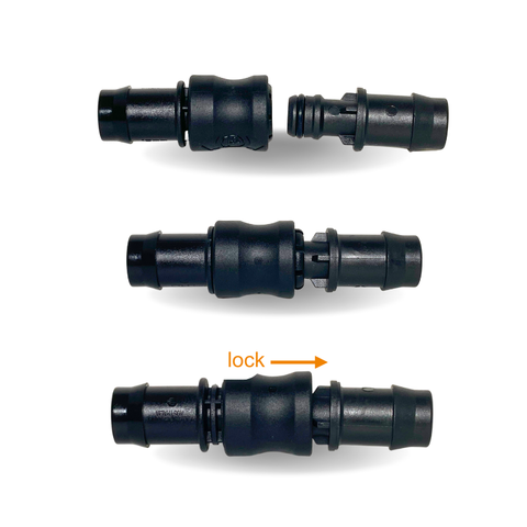 19mm Snap on Joiner and Connector set - for use with 19mm standard hose