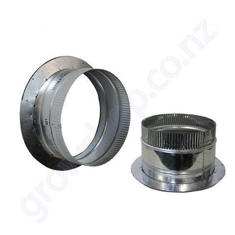 Flanged 315mm Ducting Collar Galvanised Steel