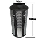 Carbon Filter Kit 315mm x 1000mm - 315mm Mixed Flow Fan with 2 Speed Hi-Low Switch & 10 Metres of Ducting