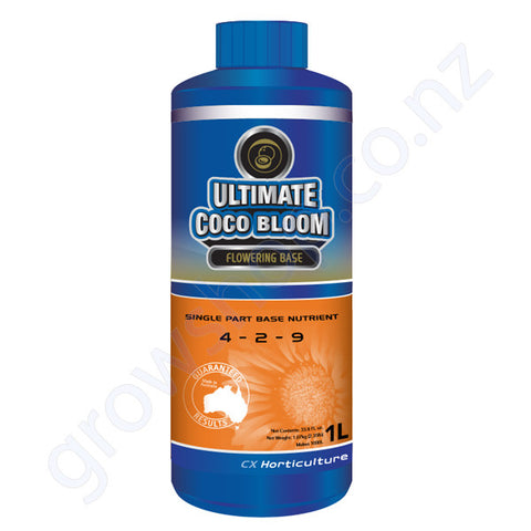 Ultimate Coco Bloom Nutrient Single Part 1 Litre - CX Horticulture