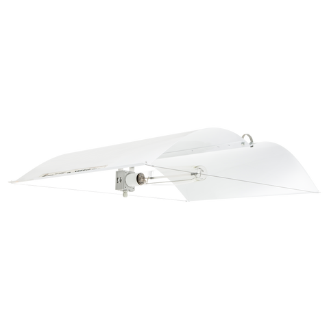 Defender Large White Grow Light Reflector & Lamp Holder - Adjust-A-Wings