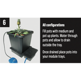 Autopot Air base Square suits 8.5 & 15 Litre Pot