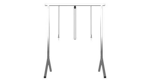 4ft T5 Fixture Stand Stainless Steel