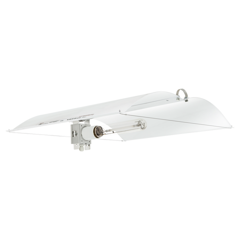 Defender Small White Grow Light Reflector & Lamp Holder - Adjust-A-Wings