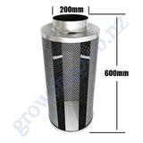 Carbon Filter Kit 200mm x 600mm - EC Mixed Flow Fan with Precise 0-10v Speed Controller & 10 Metres of Ducting