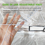 Flexible Elastic Trellis Netting 150mm x 150mm squares - 3ft x 3ft unstretched Pack