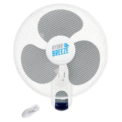 Fan 400mm Wall Mount Oscillating 3 Speed 40 watt with Remote control - Hydro Breeze