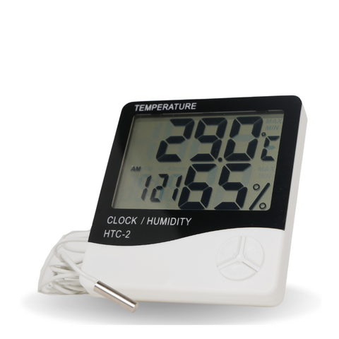 Temperature & Humidity Min-Max Large Digital Display - Hygrometer