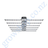 Grow Tent Starter LED Kit 1.4 Metre - Model X 720w LED Light - 150mm Fan & Carbon