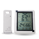Temperature & Humidity Remote RF Sensor Min - Max  Large Digital Display - Hygrometer