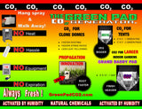 Co2 Junior Pad - Propagation & Small Tent Pack of 10 - Green Pad
