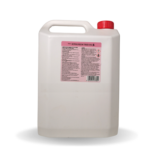 Super Neem Tree Oil 5 Litre - High Strength mix ratio 5ml per Litre