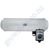 Carbon Filter Kit 150mm x 1000mm - Acoustic Silenced EC Mixed Flow Fan with Precise 0-10v Speed Controller & 10 Metres of Ducting