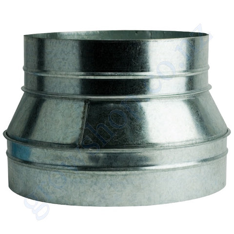 Ducting Reducing Joiner 300mm to 250mm Galvanised steel