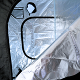 Grow Tent Kit 1.4 Metre 600w Digi Ballast Light Set 150mm Fan & Carbon