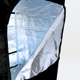 Grow Tent Kit 1.4 Metre 600w Digi Ballast Light Set 150mm Fan & Carbon