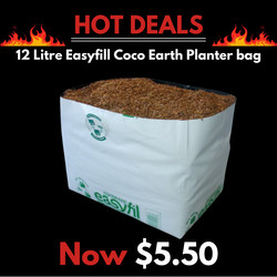 12 Litre Coco Earth 100% Organic with Easyfil Planter Bag - Galuku