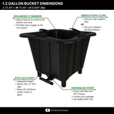 The Bucket Company 12 Planter 1.2 Gallon Kit